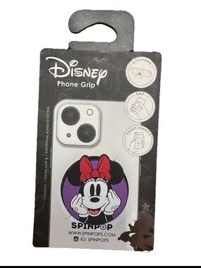 New Disney SpinPop Minnie Mouse Phone Grip Pop Socket